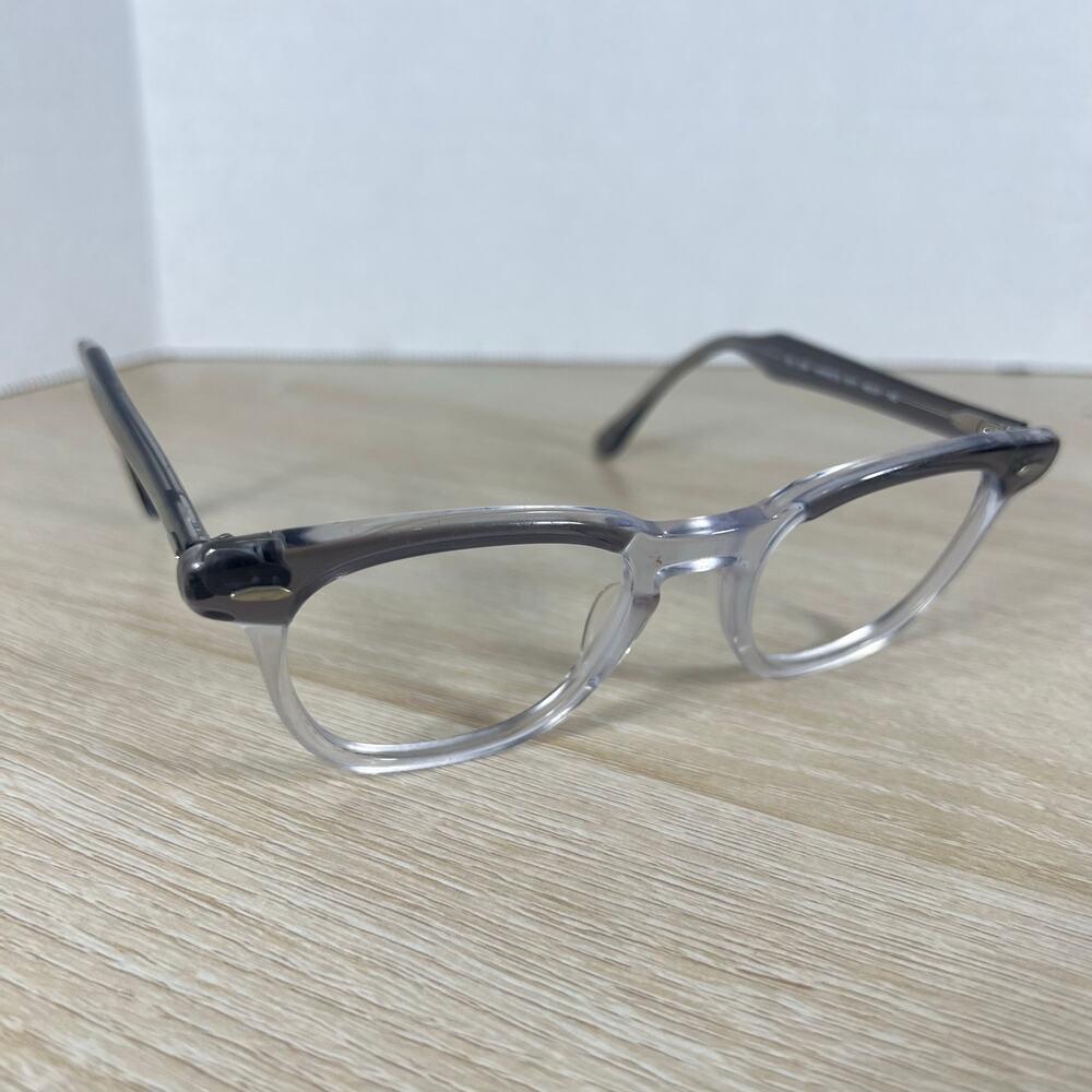 Ray-Ban RB5398 Hawkeye 8111 Eyeglasses Clear Gray Horn Rim READ DESC 48-21-145